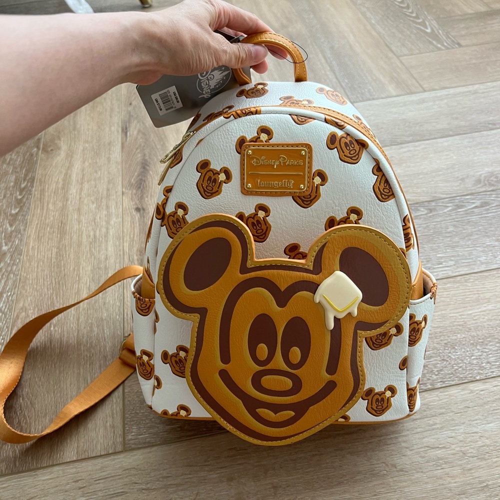 Mickey Mouse Waffle Loungefly Mini Backpack